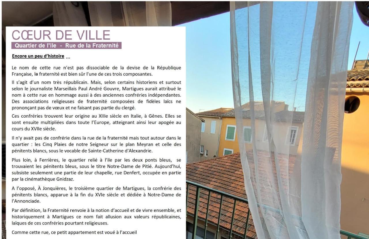 Ile En Provence Leilighet Martigues Eksteriør bilde